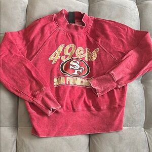 NFL San Francisco 49ers Red Sweatshirt